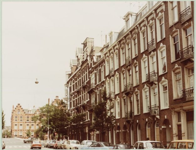 Gevels aan de Bosboom Toussaintstraat, vastgelegd door de Dienst Ruimtelijke Ordening, 3 augustus 1978.