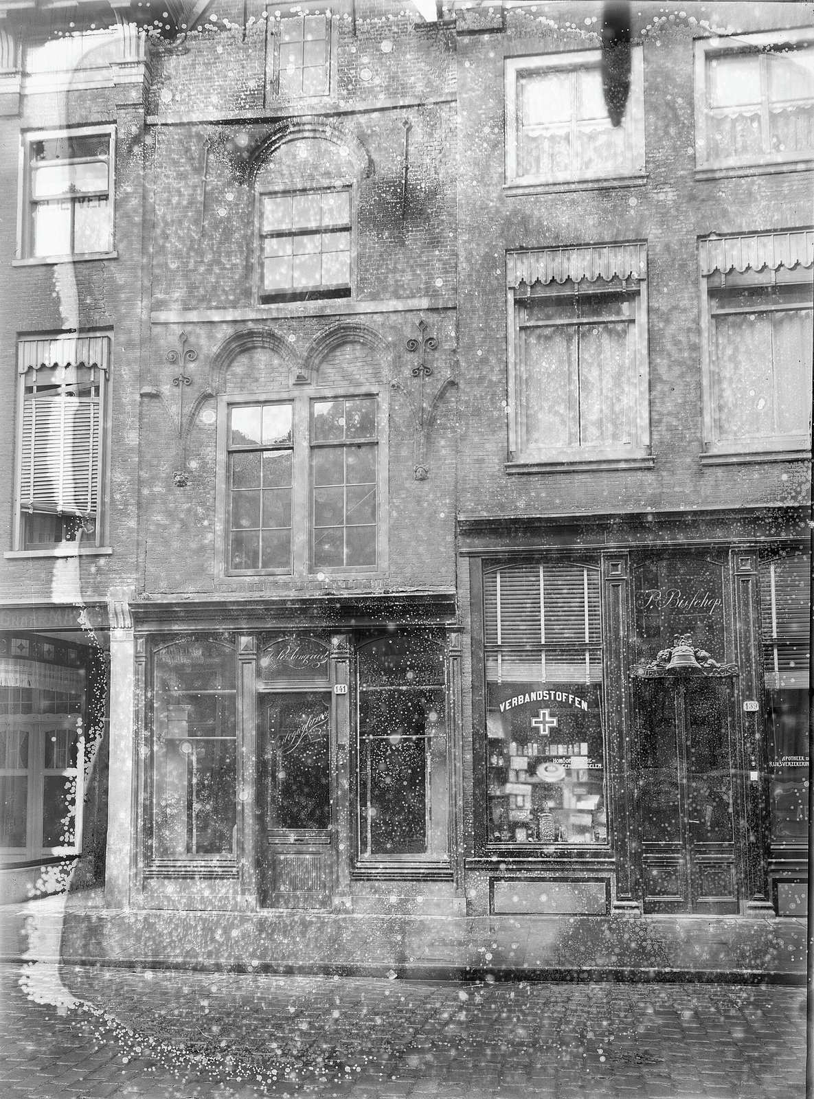 De Voorstraat naar het noorden, november 1923.